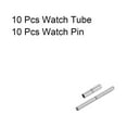 thumbnail image 3 of Uxcell 10Pack Watch Strap Tubes Pins, 1.3mm Tube Dia, 12mm Pin Length Stainless Steel, 3 of 5