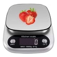 thumbnail image 1 of Food Scale Weight Grams, Digital Kitchen Scales and Ounces for Cooking, Baking HIGH PRECISION EASY TO USE EASY TO STORE, 1 of 5