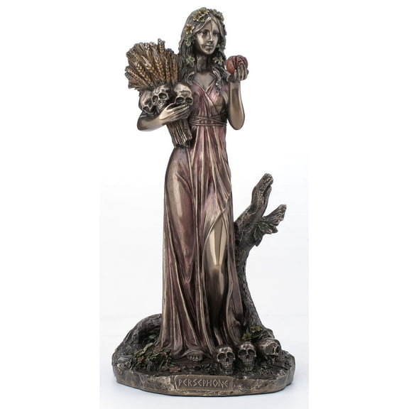 Veronese Design 10.25 Inch Persephone Greek Goddess of Vegetation and The Underworld Antique Bronze Finish Statue