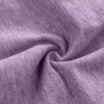 thumbnail image 7 of VBVC Women's Cotton Bermuda Sweat Shorts , Drawstring High Waisted Shorts For Women,Ladies' Knee Length Shorts with Pockets,Purple,XS-2XL, 7 of 7