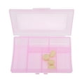 thumbnail image 2 of Ofertas Únicas 1 Pc Estuche para Pastillas 6 Rejillas Caja de Pastillas Transparente Rosa, 2 of 6