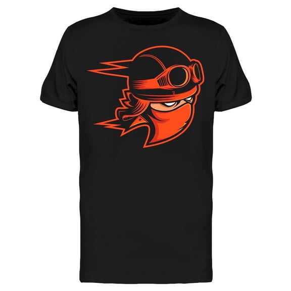 Man Head Speed Icon T-Shirt Men -Image by Shutterstock, Male Large