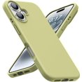 thumbnail image 1 of KOMI Designed for iPhone 16 Case,Shockproof Liquid Silicone Protective Phone Case with Soft Anti-Scratch Microfiber Lining Ultra Slim Drop Protection Phone Cover 6.1 inch Cream Yellow, 1 of 5