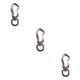 thumbnail image 5 of Greeniant Escalada en roca Montañismo Mosquetón Viajar Hamaca giratoria Ganchos Clips de hebilla a presión portátiles Equipo al aire libre Gris Type1 NO1 Greeniant CBP294723, 5 of 6