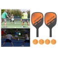 thumbnail image 4 of s Set, Set of 2 Rackets and 4 Pickleballs Orange, 4 of 8
