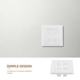 thumbnail image 4 of Phenofice Ethernet Faceplate ABS White 1Pcs for Efficient Cable Management Back to School, 4 of 6