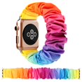 thumbnail image 2 of Bmbmpt Correa Elástica Para Reloj Compatible Con Apple Watch Band De 38 Mm, 40 Mm, 42 Mm, 44 Mm, Pulsera De Tela Con Estampado De Patrón Suave Para Iwatch Se Series 6 5 4 3 2 1, 2 of 5
