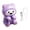 Purple Frog, variant on Voglyf Cooling Clip‑On Mini Fan for Cup & Bowl, Cute Animal Fans Coffee Chiller, Portable Small Clip‑on Cooling Fan for Coffee Mugs Bowls, Desktop Household Daily Use Drink (White Panda)