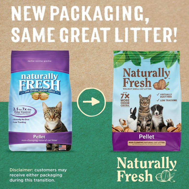 Walnut sales pellet litter
