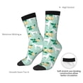 thumbnail image 4 of Fotbe Horse And Flower Pattern Long Socks for Men & Women – Breathable & Stretchy Compression Socks, Ideal for Running, Travel, and Everyday Wear Size 5-11, 4 of 6