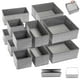 thumbnail image 1 of 12 Organizador de Cajones para Ropa - Con Placa Inferior Cómoda, Organizador de Cajones de Tela, Organizadors de Calcetines y Ropa Interior, Organizadors de Armario - Gris Claro, 1 of 8