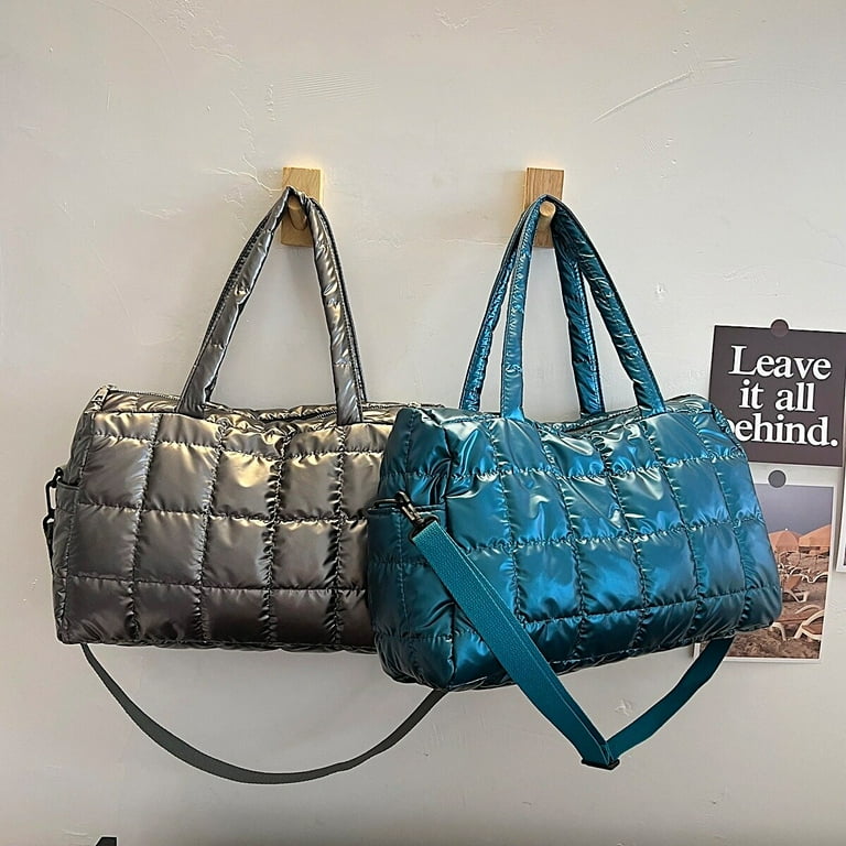 CoCopeaunt Winter Space Cotton Handbags Tote Quilted Down Shoulder Bags for Women Luxury Nylon Cloth Crossbody Bag Fashion Messenger Purse