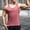 Watermelon Red, variant on Men's Gym Bodybuilding Stringer Tank Top Workout Muscle Cut Shirt Fitness Sleeveless Vest Tank Top Striped