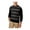 black, variant on Weatherproof Mens Marled Striped Pullover Sweater, Black, Medium