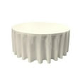 thumbnail image 1 of LA Linen TCpop120R-IvoryP25 Nappe en Popeline de Polyester, Ivoire - 120 Po. Ronde, 1 of 3