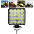 thumbnail image 6 of DIYOO Car Spotlight 48W 6000K 16LED Floodlight Waterproof Square Car Soft Working Light for SUV Truck, 6 of 10