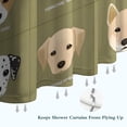 thumbnail image 6 of Dog Breeds Shower Curtain 36"x72" ,Bathroom Decorative Shower Curtains Set with 12 Hooks,Modern Waterproof Washable Shower Curtain, 6 of 6