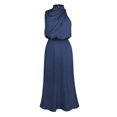 thumbnail image 1 of Nouvelle Robe Satinée Sans Manches pour le Printemps et l'Été, Robe de Soirée Légère à la Mode et Élégante, 1 of 4