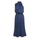 thumbnail image 1 of Vestido de mujer Vestido de dama de honor de boda de celebridades populares Vestido de largo medio Vestido de noche de satén con cuello, 1 of 6