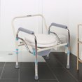 3in1 Folding Commode, Bed side Commode, Portable Height Adjustable