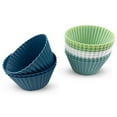 thumbnail image 3 of Silicone Baking Muffin Cups Reusable Non-Stick Cupcake Molds Chocolate Molding Tool Kitchen Bakery Gadget, 3 of 9