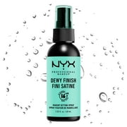 NYX Professional Makeup Dewy Finish Makeup Setting Spray, Long-Lasting, Vegan, 2.03 fl oz