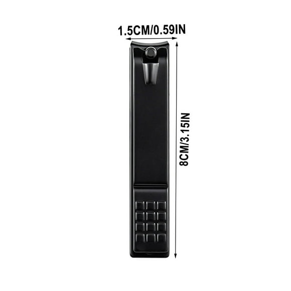 Fiudx Cortaúñas de Acero Inoxidable para Pies, con Recogedor de Uñas Integrado, Cortaúñas Ancho Que Ahorra Esfuerzo, Corta Uñas Gruesas, Cuidado Personal En Casa, Ideal para Personas Mayores.