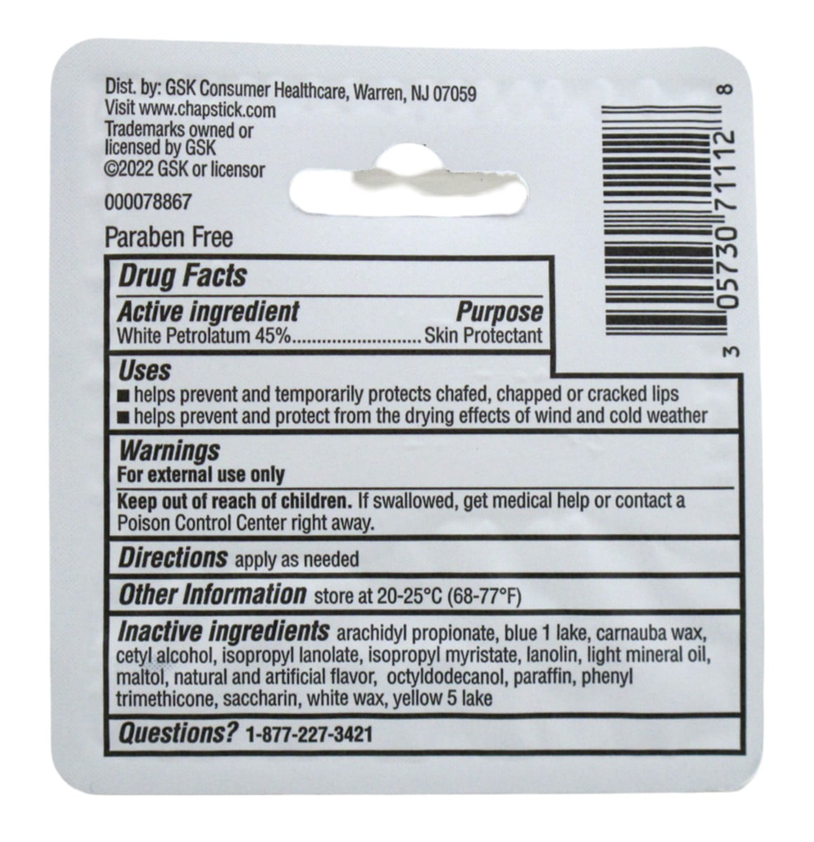 Chapstick Classic Spearmint 0.15 Ounce (Pack of 12)