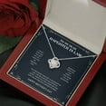 thumbnail image 3 of Daughter-in-Law Love Knot Necklace, Birthday, Wedding Gift, 3 of 9