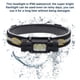 thumbnail image 4 of Faro 3000lm LED recargable 5 Modo Cabeza ajustable Linterna Sensor de movimiento manos libres Pesca Noche Montar faros H05A-OSLP8 Inevent OD003513-01B, 4 of 6