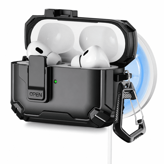 AirPods Pro 2nd Generation Case Cover,for AirPods Pro 2 Case with Automatic Lock