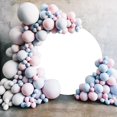 thumbnail image 2 of White Round Backdrop Cover 6.5x6.5ft Polyester Solid White Birthday Party Circle Backdrop for Photography Pure, 2 of 5