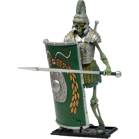 Boss Fight Studio Epic H.A.C.K.S. Eterno Guardian Skeleton Action Figure – Highly Articulated Collectible Figurine with Accessories Including Shield, Spear, Helmet, Armor, Sword, and Stand – 1:12