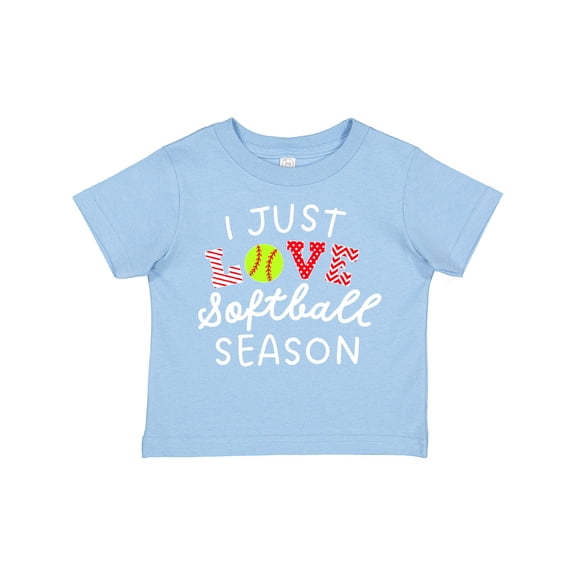 Inktastic I Just Love Softball Season Boys or Girls Toddler T-Shirt