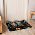 thumbnail image 6 of Owl Polyester Non-Slip Machine Washable Door Rug Game Mat Kitchen Rug Office Rugs, 6 of 6