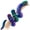 Iridescent/48.8 Inch, variant on 48.8" Articulated Snake 3D Printed Flexible Jointed Serpent with Openable Jaw & Movable Teeth, Color-Shift Multicolor Desk Fidget, Reptile Decor