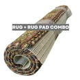 thumbnail image 2 of Runner Rug With Rug Pad Trailside Beige Washable Braided Indoor and Outdoor Rug 22" x 72" Runner Hallways, Corridor and Entryways Runner Rug, 2 of 8