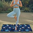 thumbnail image 5 of XYZCANDO Tropical Floral & Palm Leaf Print Car Seat Cover Towel Non-Slip Fit for Workout, Stain Resistant Sweatproof Car Seat Protector Towel Sweat Absorption, 5 of 11