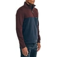 thumbnail image 2 of Nautica Men's Mock Neck Knit Active Quarter Zip Pullover Sweater (Shipwreck Burgundy, XL), 2 of 3