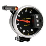 Autometer 6851 Pro-Comp Tachometer, 5, 9K Rpm, Pedestal W/ Quick Lite & Peak Memory