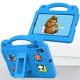 thumbnail image 3 of Dteck for Onn 7 inch Tablet Case (2024 Model) 100135924, with 14 Dolls DIY Figures Handle Stand, Kids EVA Shockproof Cover for Walmart Onn 7" Tablet Gen 4 2024,Skyblue, 3 of 9