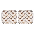 thumbnail image 7 of Fotbe Various Chicken 2-Piece Car Windshield Sun Shade | Sun Blocker for Car Windshield | Foldable Automotive Interior Accessories for Sun Protection-Large, 7 of 7