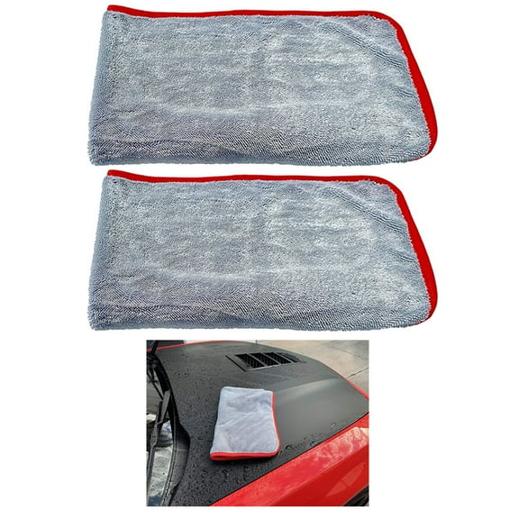 2pc Super Absorbent Drying Towel Jumbo Cloth Detail Wash Car Vehicle Washing 30"