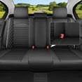 thumbnail image 2 of WRWolf Seat Covers for Nissan Altima 2009-2026 | 5-Seats Leather Seat Covers, Easy to Install Automotive Seat Covers Full Set (Full Set, Black&White), 2 of 7