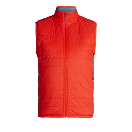 Icebreaker Men's Merinoloft Hyperia Lite Vest Chili Red/Granite Blue M