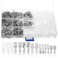 thumbnail image 1 of Small Spade Connectors Silver Metal 540Pcs, 1 of 9