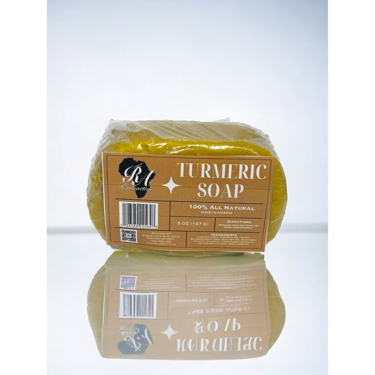 RA COSMETICS 100% Natural Turmeric Soap Bar (5oz) RA COSMETICS 100% Natural Turmeric Soap Bar (5oz)