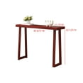 thumbnail image 5 of Kings Brand Furniture Claude Narrow Console Table Perfect for Sofa Table, Entryway Table for Hallway (Red), 5 of 5