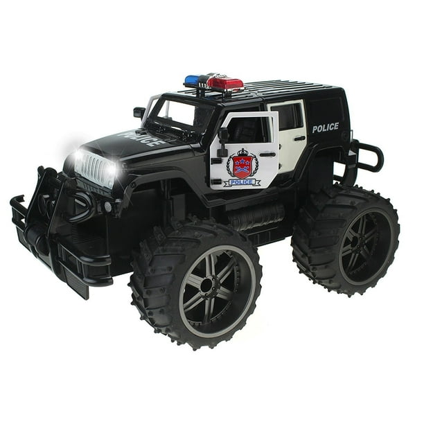SUV Police Unit 114 Scale Battery Operated Remote Controlled 4WD 2.4