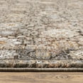 thumbnail image 6 of Oriental Weavers Maharaja Area Rug - 071N1 - 7'10" x 10'10" - in Grey/ Ivory - Vintage Inspired, Stain Resistant, Family and Pet Friendly , Dining, Living Room Rug, 6 of 8
